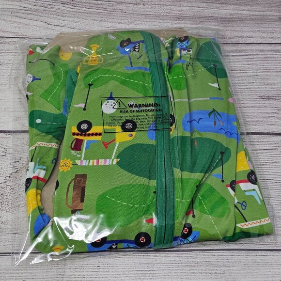 NIB Little Sleepies Toddler Fairway Fun Zippy Size 3T - Picture 3 of 3